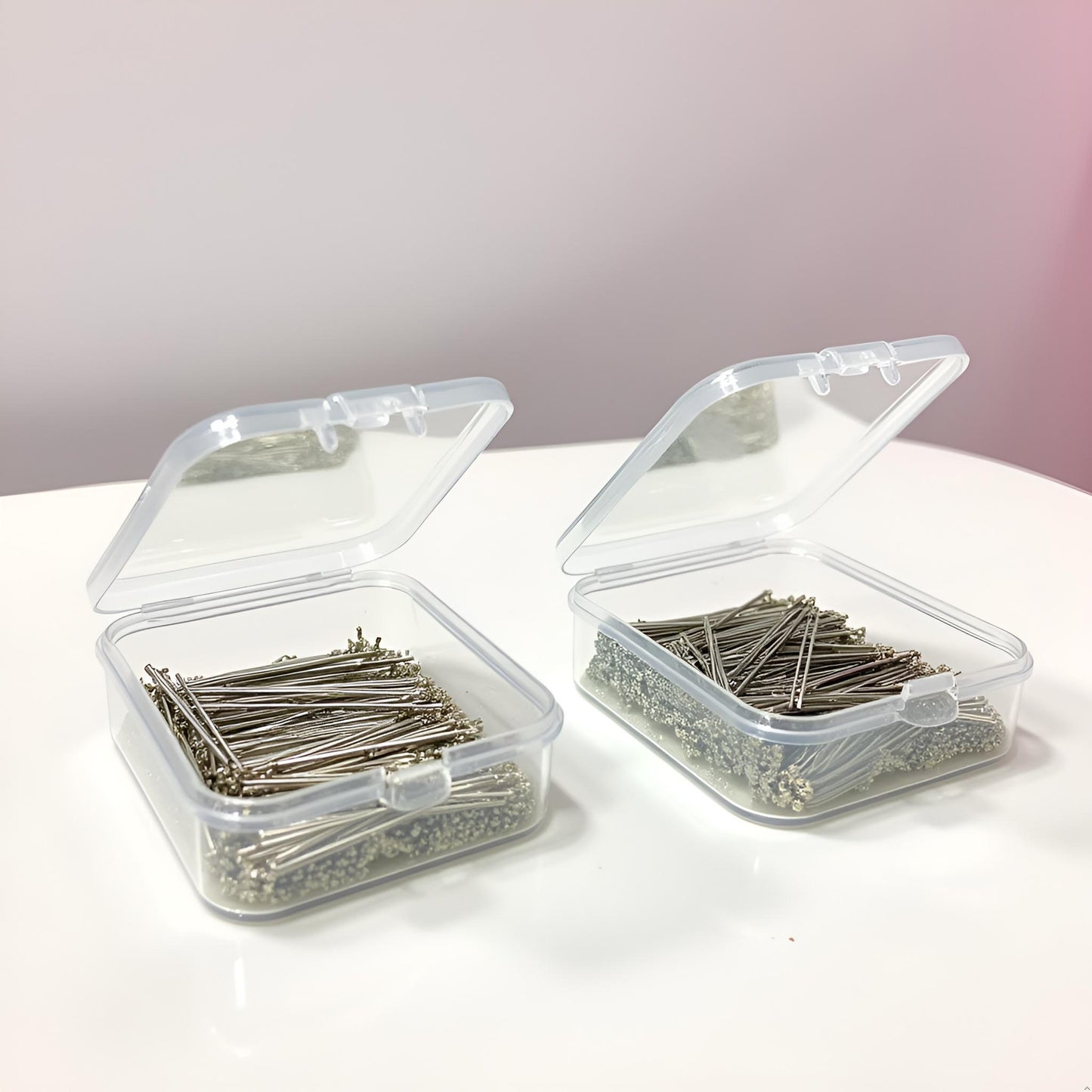 Stecknadeln 0,5 mm Extra Fein & Lang mit Metallkopf – rostfrei & stoffschonend