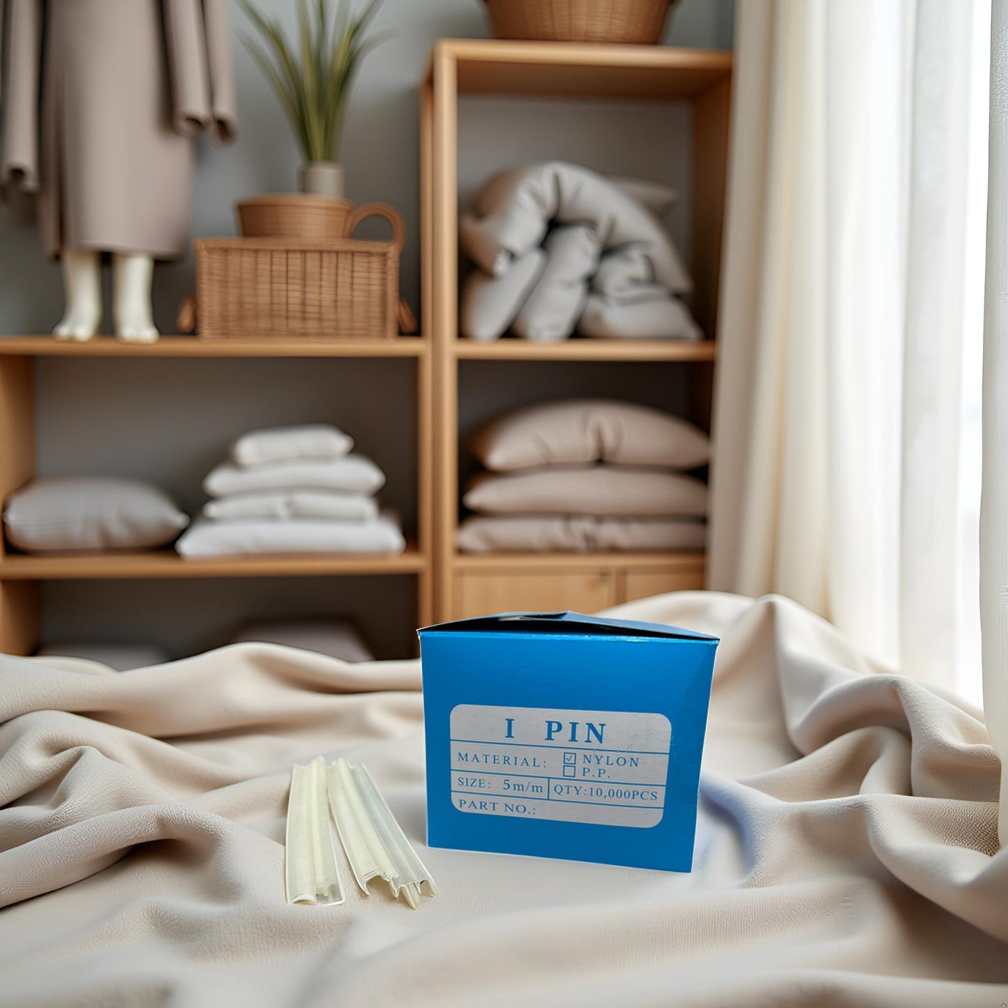 T-End Heftfäden 5 mm fein – Nylon Befestigungsfäden für Preisschilder & Etiketten