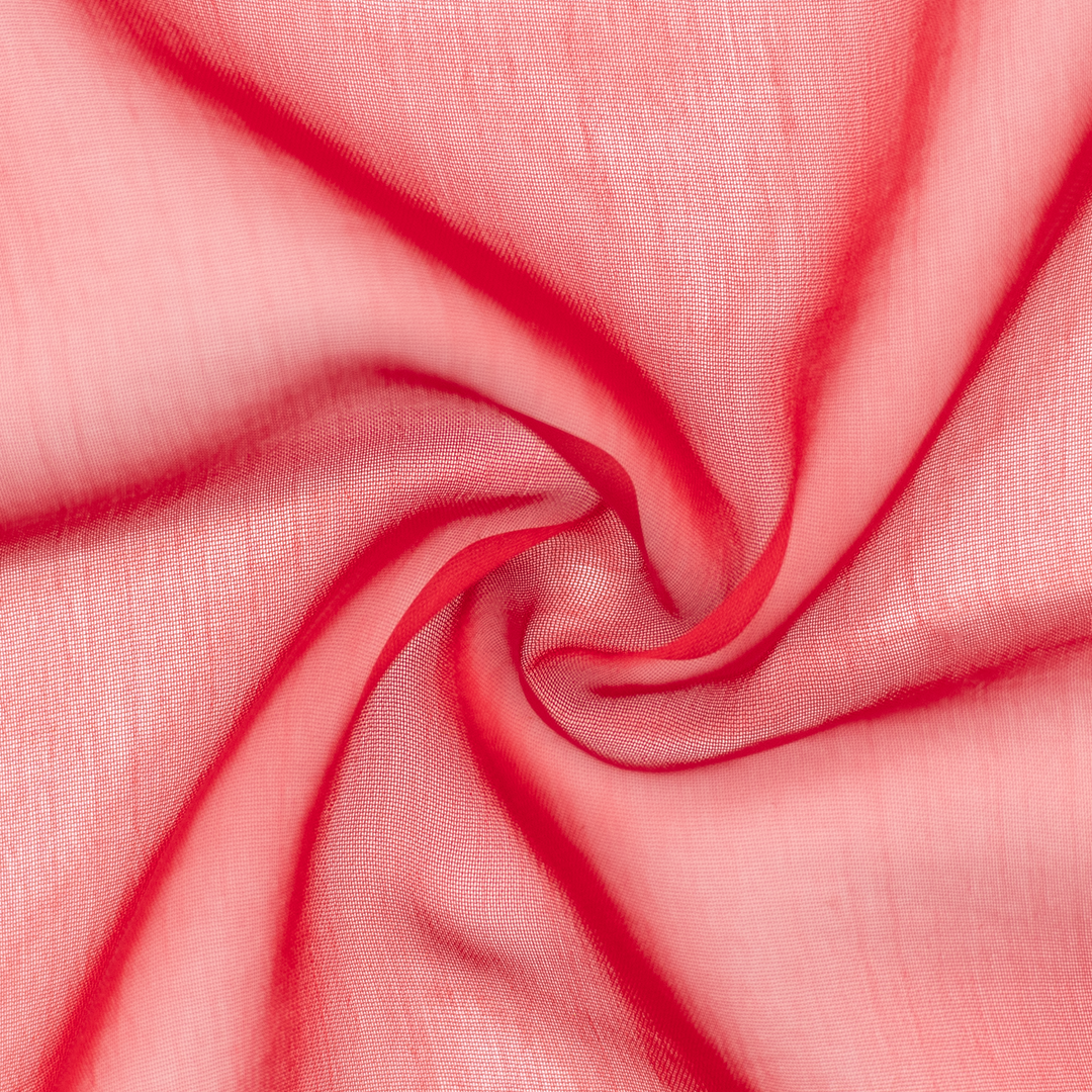 Chiffon Stoff Rot