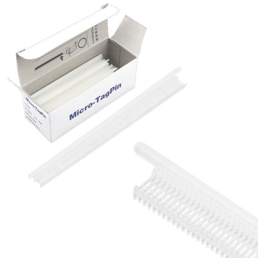 Mini-Heftfäden i - Micro Extra Fein 5,4 mm – Nylon Befestigungsfäden für Etiketten & Textilien (10.000 Stück)