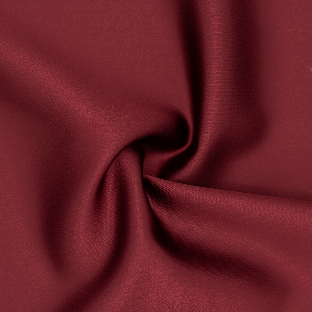 Satin Stoff Bodeaux-Rot