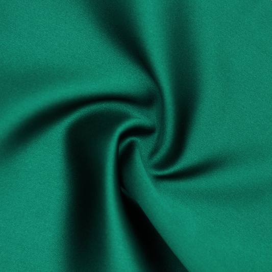 Satin Stoff Smaragd-Grün – Hochwertige Meterware für Kleider, Blusen & Dekorationen