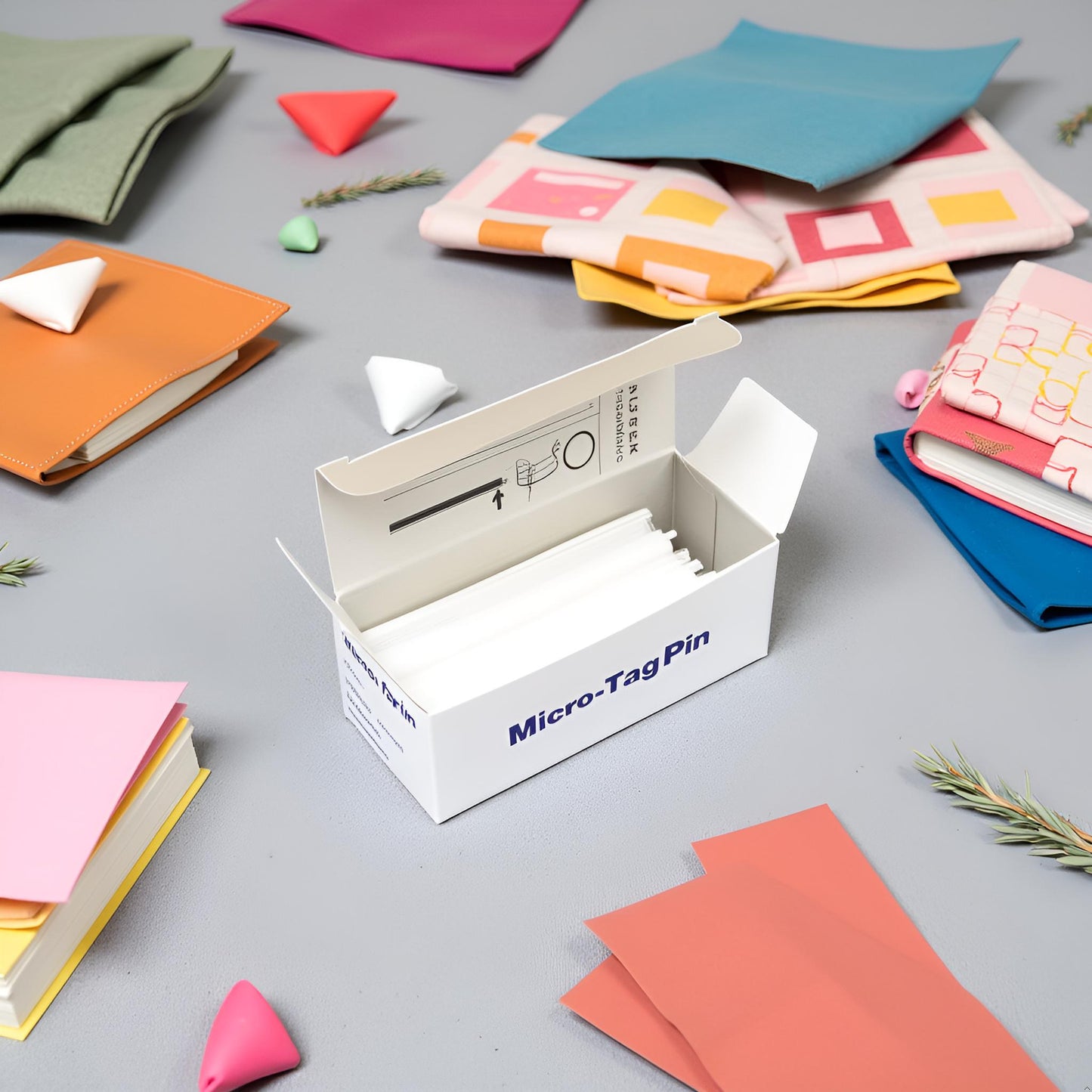 Mini-Heftfäden i - Micro Extra Fein 5,4 mm – Nylon Befestigungsfäden für Etiketten & Textilien (10.000 Stück)