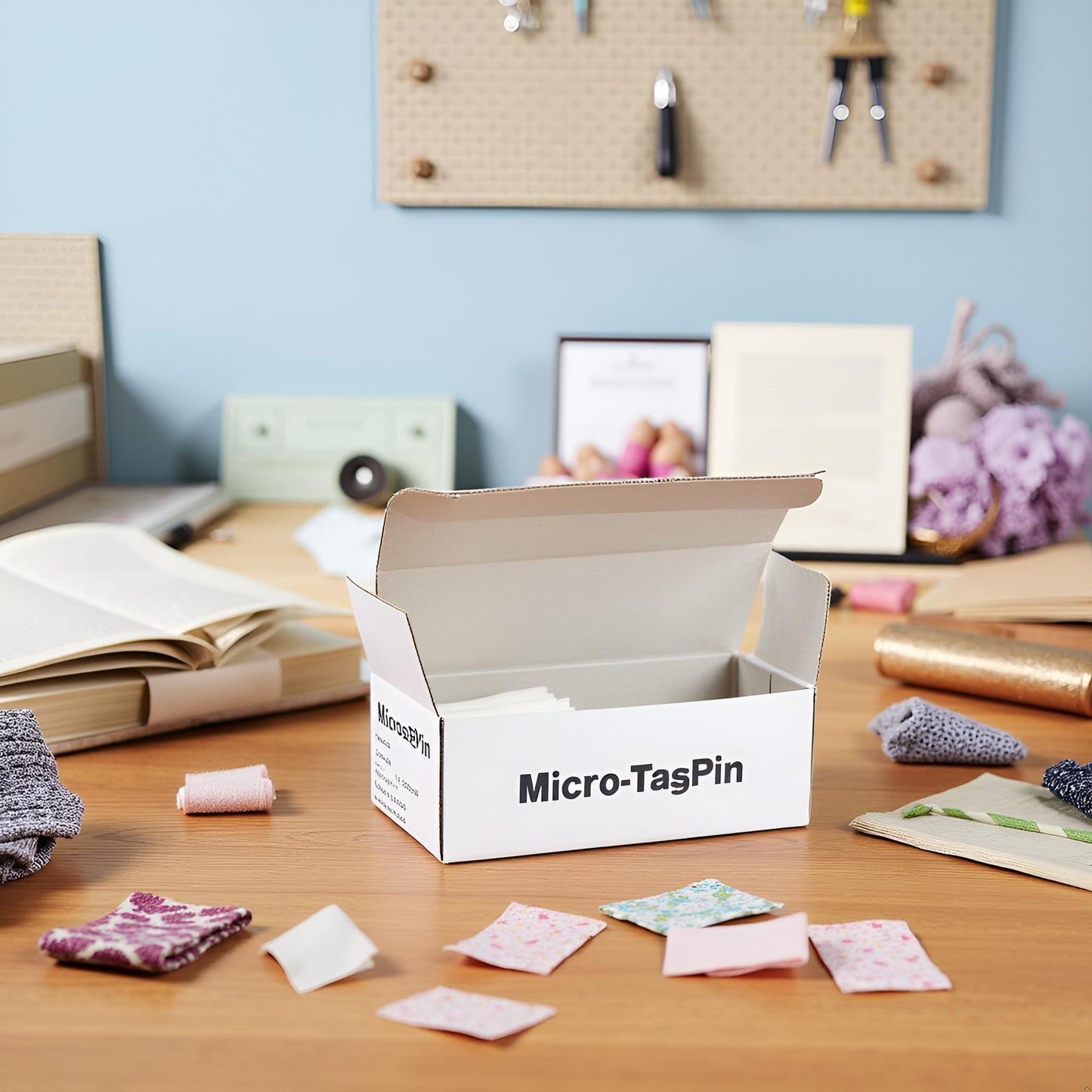 Mini-Heftfäden i - Micro Extra Fein 5,4 mm – Nylon Befestigungsfäden für Etiketten & Textilien (10.000 Stück)